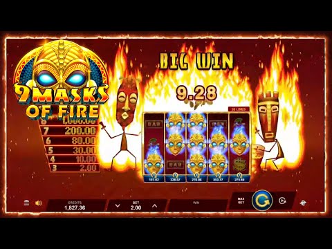 9 masks of fire slot demo