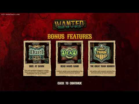 wanted dead or alive demo slot